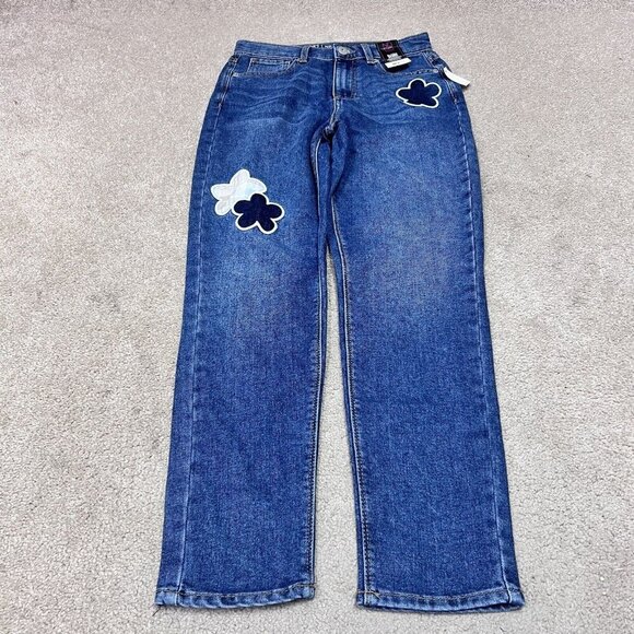 No Boundaries Jeans Women’s Blue Straight Leg Pockets Size 3 NWT - Picture 5 of 12